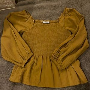 Madewell Over the Shoulder Puff Sleeve Top